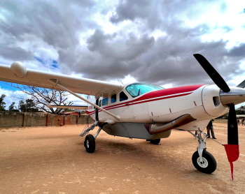 MAF plane on Mandritsara airstrip