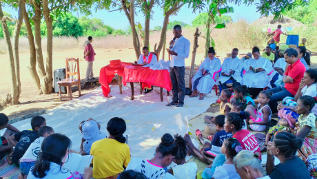 Real Mission Movement Bible teaching session with locals